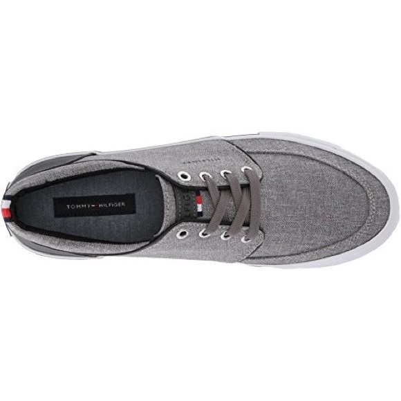 Tommy Hilfiger Dark Grey Fabric Sneakers (13) - Picture 3 of 6
